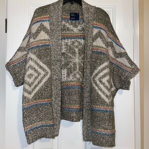 American Eagle Outfitters Alpaca Wool Blend Aztec Sweater L-XL